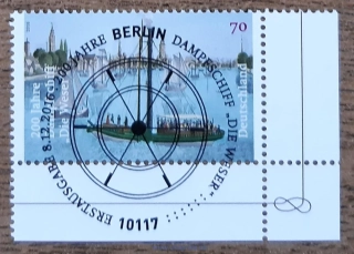 SRN raz. 3273, parník Weser, 200 let, r. 2016