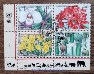 OSN Ženeva raz. 288/91 ohrožené druhy IV - flóra, r. 1996