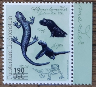 LICHTENŠTEJNSKO ** 2118 přetisk hodnoty z r. 2024