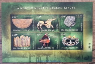 Maďarsko ** aršík muzeum Kincsei, r. 2023