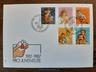 Švýcarsko FDC 1359/63 "PRO JUVENTUTE" r. 1987