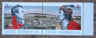 Guernsey ** 1386/7 válka r. 1812, I. Brock, Tecumseh, r. 2012
