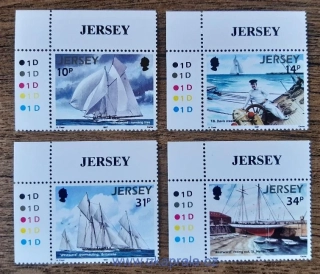 Jersey ** 396/9 plachetnice, Westward, r. 1987