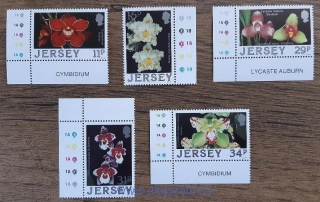 Jersey ** 425/9 orchideje II, r. 1988