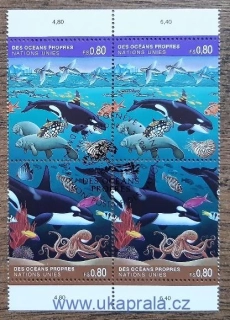 OSN Ženeva raz. 213/4 mořská fauna, r. 1992