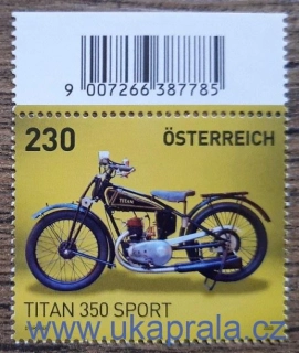 RAKOUSKO ** 3632 motocykl Titan 350 Sport, r. 2022