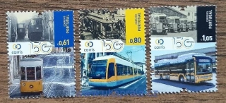 Portugalsko ** 150 let veřejné dopravy, r.2023