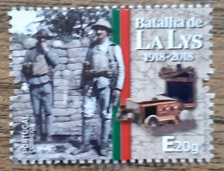Portugalsko ** 4371, 100. výročí bitvy u Lys, r. 2018