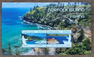 Norfolk Island, Austrálie ** aršík, rybolov, ryby, r. 2024