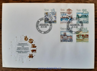 ŠVÝCARSKO FDC 1227/31, znamení zvěrokruhu, r. 1982