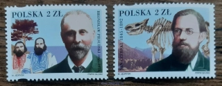 POLSKO ** 3953/4 polské osobnosti v zahraničí III, r. 2002