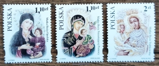 POLSKO ** 3987/9 Mariánské svatyně, r. 2002