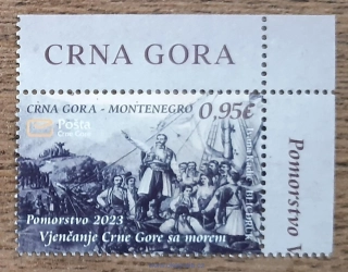Černá Hora ** spojení s mořem, loď, r. 2023