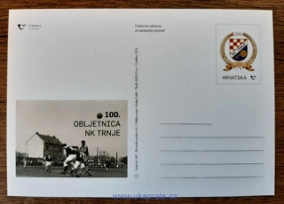 CHORVATSKO dopisnice, fotbal, 100 let FK Trnje, R.2024