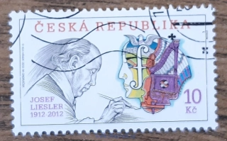 ČR 708 raz., Tradice české známkové tvorby - Josef Liesler, r. 2012
