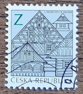 ČR 683 raz., Lidová architektura - Z, r. 2011