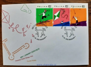 POLSKO FDC 3975/7, Mezinárodní den dětí, r. 2002