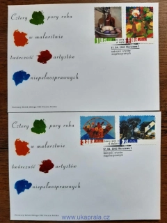 POLSKO FDC 3965/8 umění, r. 2002