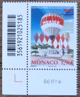 MONAKO ** "Les Aéronautes de Monaco", balony, R. 2024