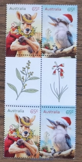AUSTRÁLIE ** vánoční, ledňák, klokan, r. 2024