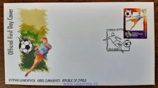 KYPR (ŘECKO) FDC 1071 fotbal, MS Německo, r. 2006