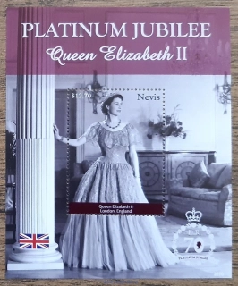 NEVIS ** aršík, QEII. Platinové výročí, r. 2022