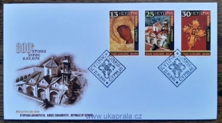 KYPR (ŘECKO) FDC 982/4 vánoční, r. 2001