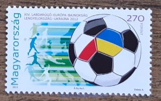 MAĎARSKO **5571 fotbal, ME, r. 2012