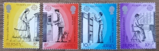 JERSEY ** 192/5 A EUROPA, historie pošty, r. 1979