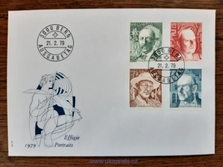 Švýcarsko FDC 1146/9 osobnosti VI, r. 1979