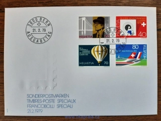 Švýcarsko FDC 1150/3 různá výročí, r. 1979