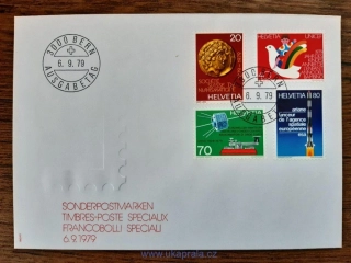 Švýcarsko FDC 1161/4 různá výročí, r. 1979