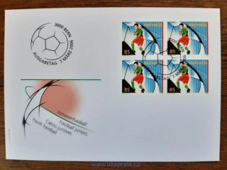 Švýcarsko FDC 1959 4blok, juniorský fotbal r. 2006