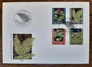 Švýcarsko FDC 1512/5 "PRO JUVENTUTE" r. 1993