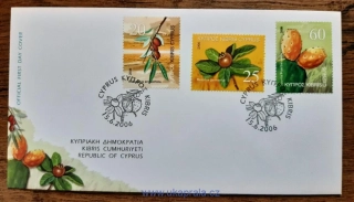 KYPR (ŘECKO) FDC 1076/8 flóra, r. 2006