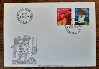 Švýcarsko FDC 1197/8 EUROPA, r. 1981