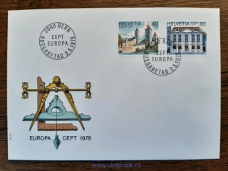 Švýcarsko FDC 1128/9 EUROPA, r. 1978