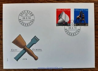 Švýcarsko FDC 1094/5 EUROPA, r. 1977