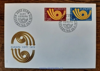 Švýcarsko FDC 994/5 EUROPA, r. 1973
