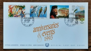KYPR FDC 805/808 (se zn. 807 I), výročí a události, r. 1993