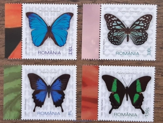 RUMUNSKO ** motýli, r. 2023