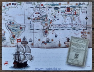PORTUGALSKO ** aršík Bl 355 F.M. Pinto, 400. výročí, r. 2014