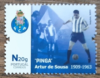 PORTUGALSKO ** 4529 Artur de Sousa "Pinga" fotbalista, r.2019