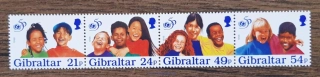 GIBRALTAR ** 770/3 UNICEF, 50. výr., r. 1996