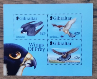 GIBRALTAR ** aršík Bl 39 vojenská letadla a dravci I, r. 1999