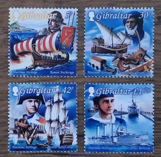 GIBRALTAR ** 871/4 dějiny mořeplavby, r. 1999