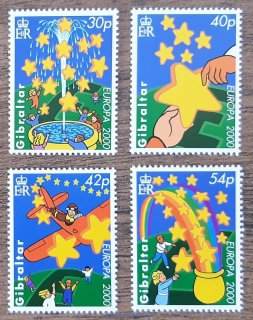 GIBRALTAR ** 905/8 EUROPA, r. 2000