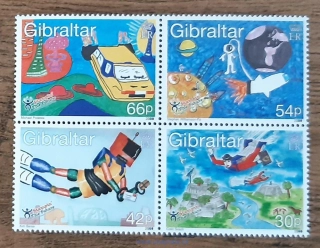 GIBRALTAR ** 901/4 dětské malby, r. 2000