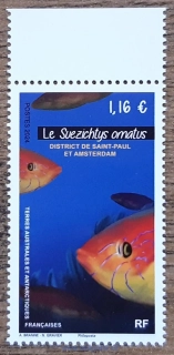 TAAF ** Le Suezichtys Ornatus, ryby, r. 2024