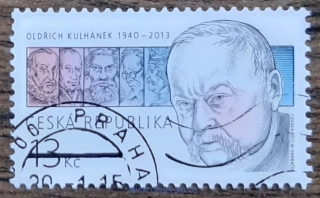 ČR raz. 831, Tradice české známkové tvorby - Oldřich Kulhánek, r. 2015